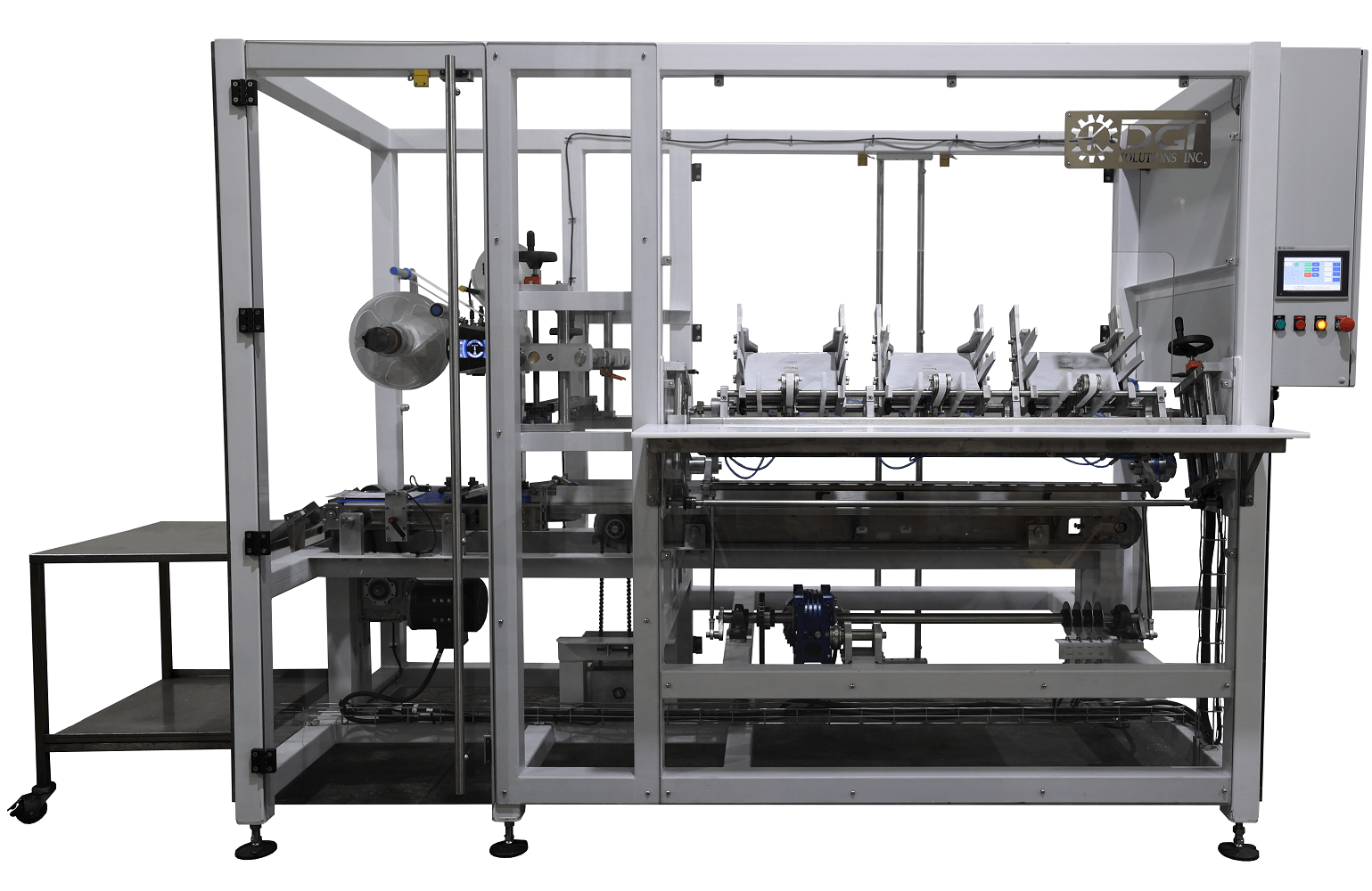 Automatic bag labeling machine